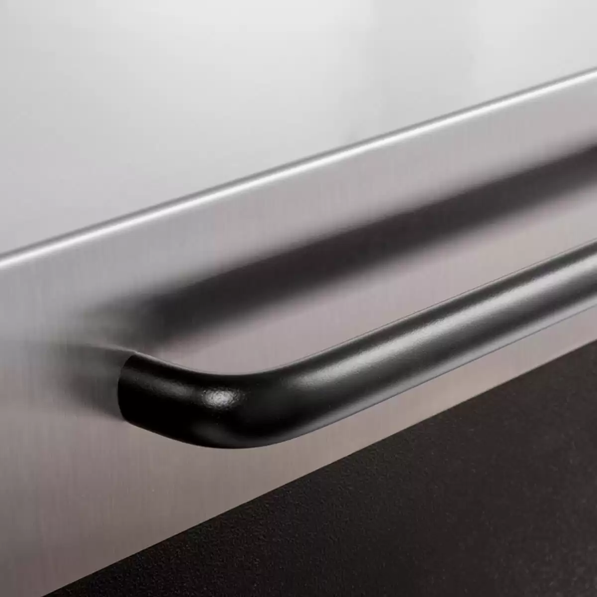 Alfa Forni Edelstahl-Arbeitstisch, 100 cm x 80 cm, Edelstahl Schwarz - Image 3