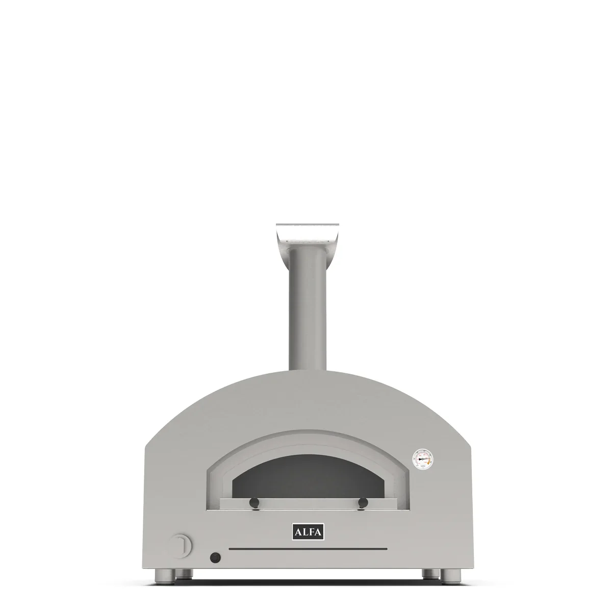 Alfa Forni Futuro 2 Pizze, Gas/Hybrid, Silber Schwarz - Image 4