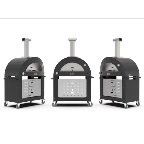 Alfa Forni Moderno, Unterbau 3 Pizze, Schwarz - Image 4