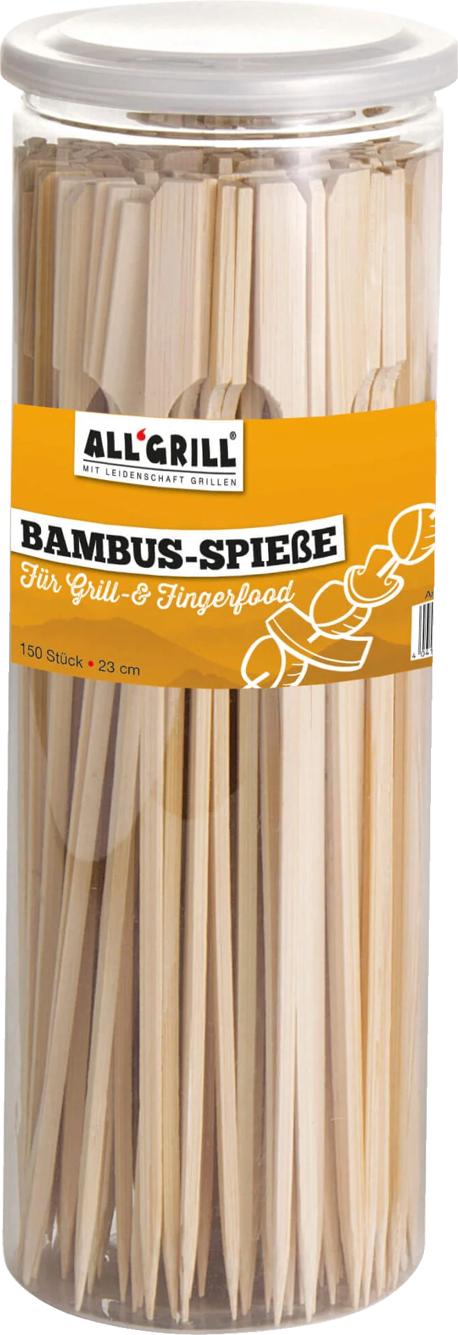 ALL’GRILL Bambus Spieße, 150Stk. 23cm