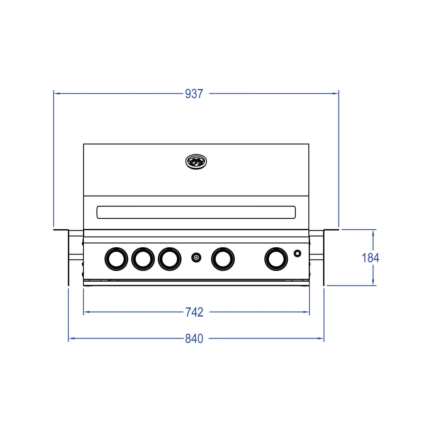 ALL’GRILL Chef L Built-In Schwarz - Image 7