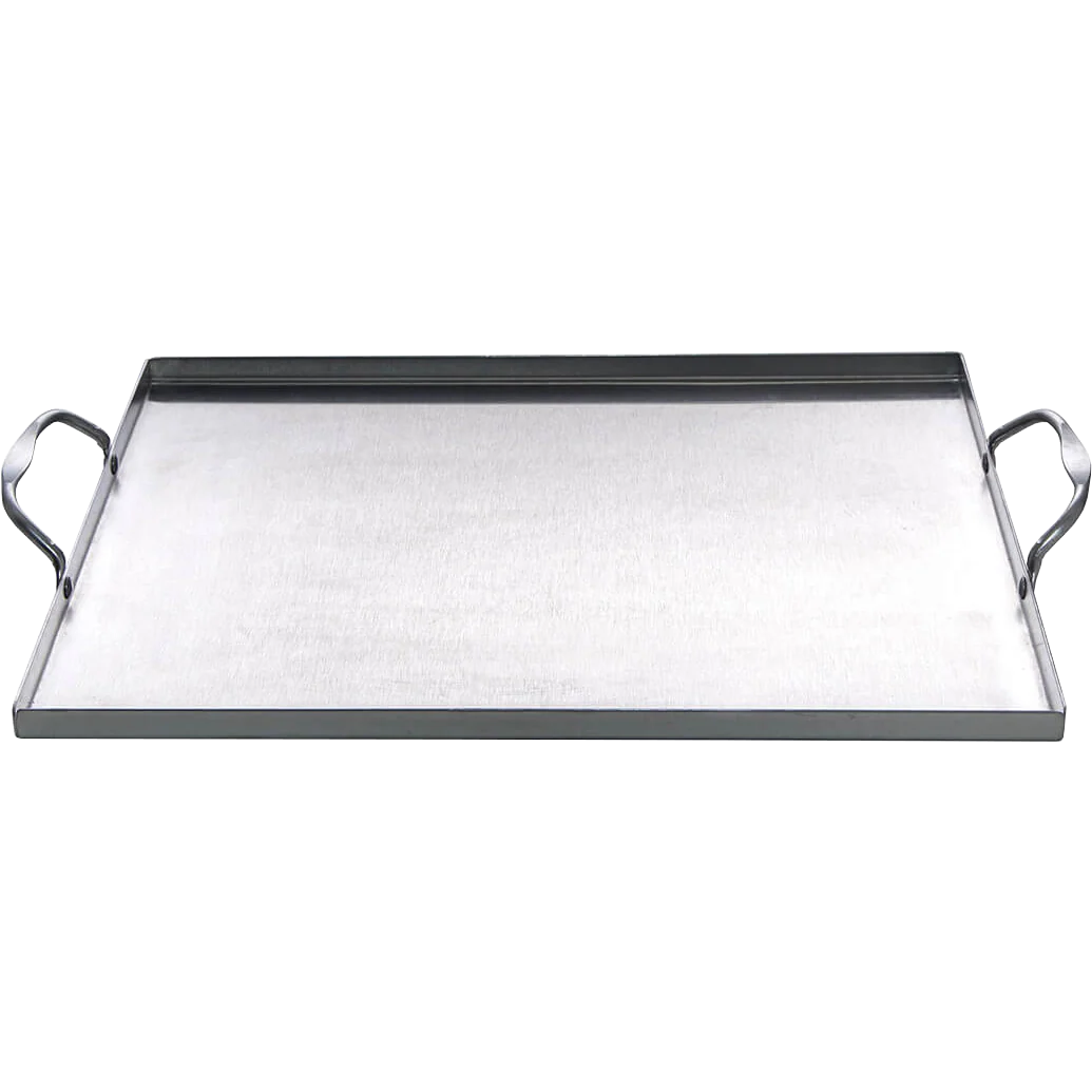 ALL’GRILL Grillwanne mit 2 Griffen, Edelstahl  31x27x1cm - Image 3