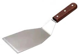 ALL’GRILL Spachtel, Edelstahl mit Holzgriff ca. 30cm