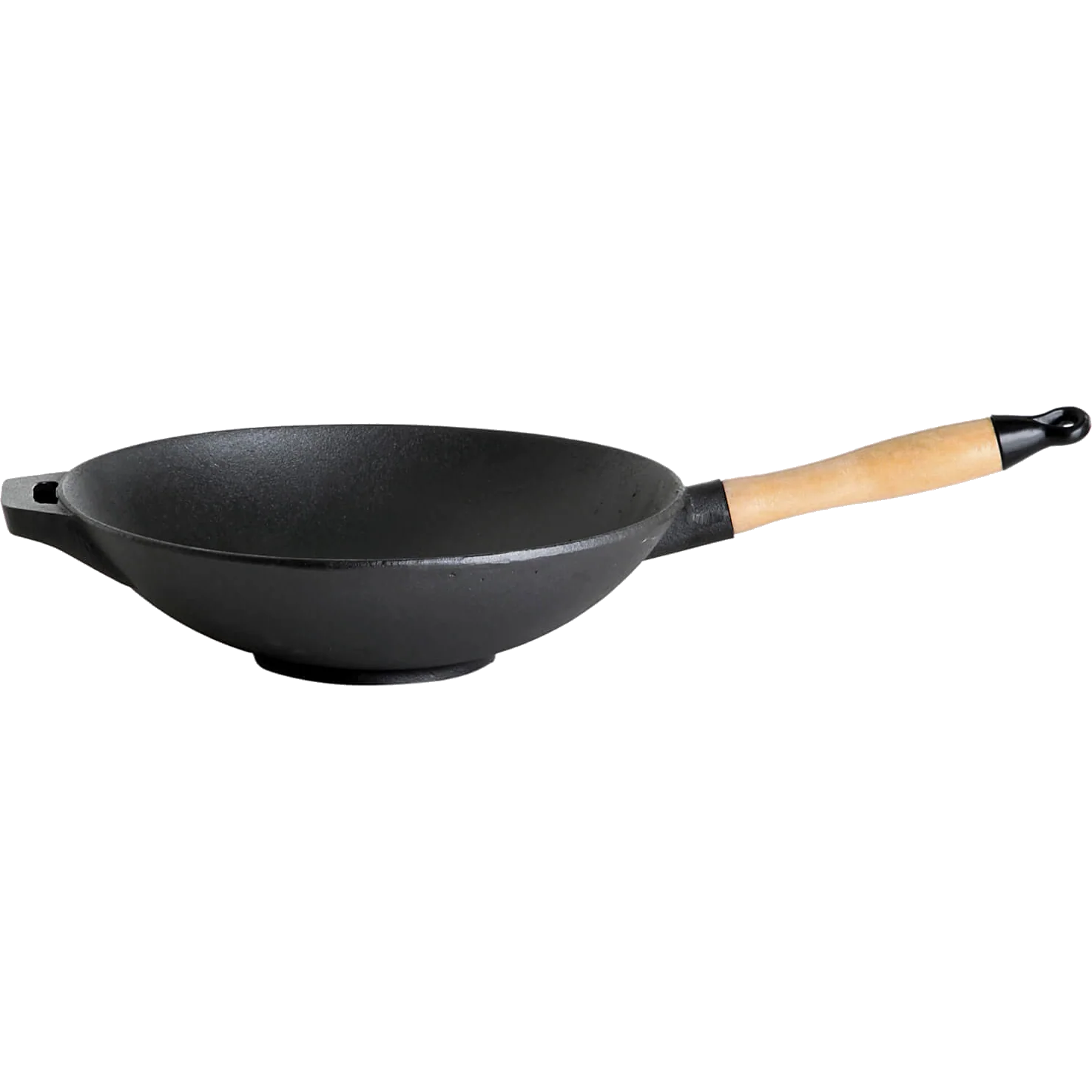 ALL’GRILL Wok mit Holzgriff, Gusseisen Ø30cm