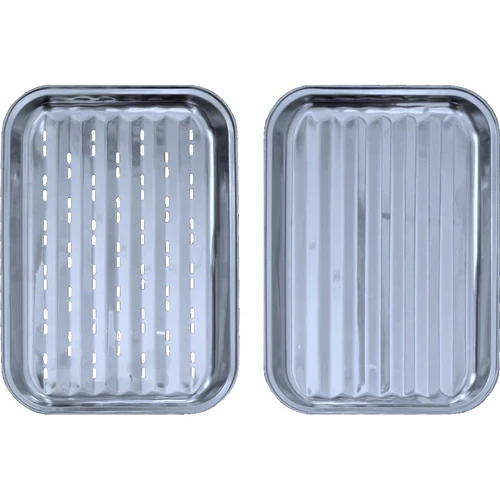 Babossa "B-Ware" Grillschalen Set, Edelstahl