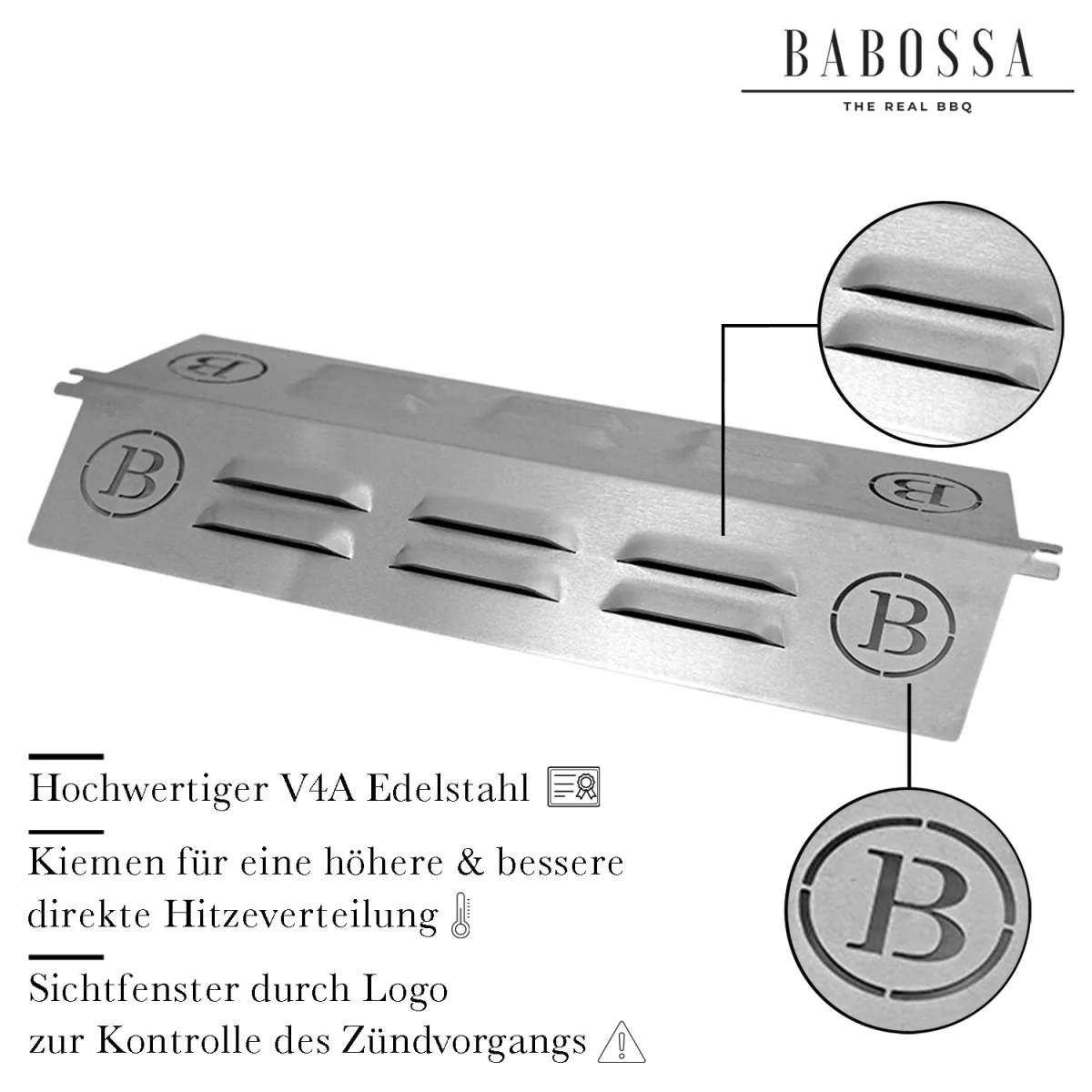 Babossa Flammschutzblech ,Broil King Regal & Imperial - Image 5
