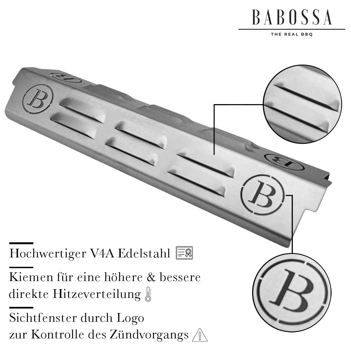 Babossa Flammschutzblech, Enders Boston Black Pro - Image 3