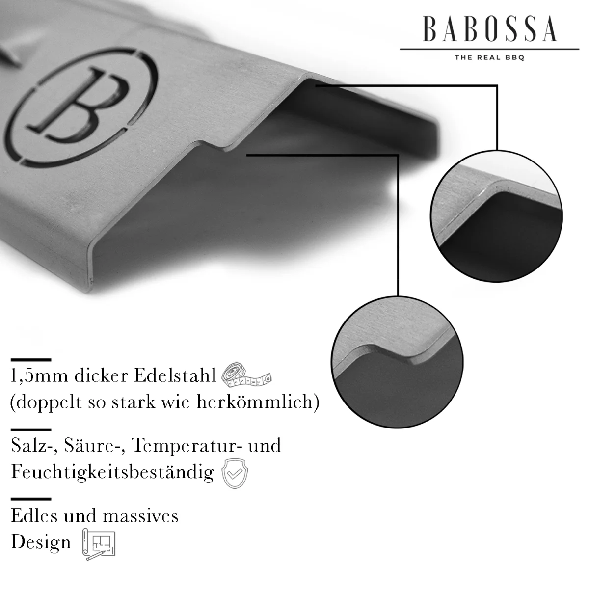 Babossa Flammschutzblech, Enders Boston Black Pro - Image 4