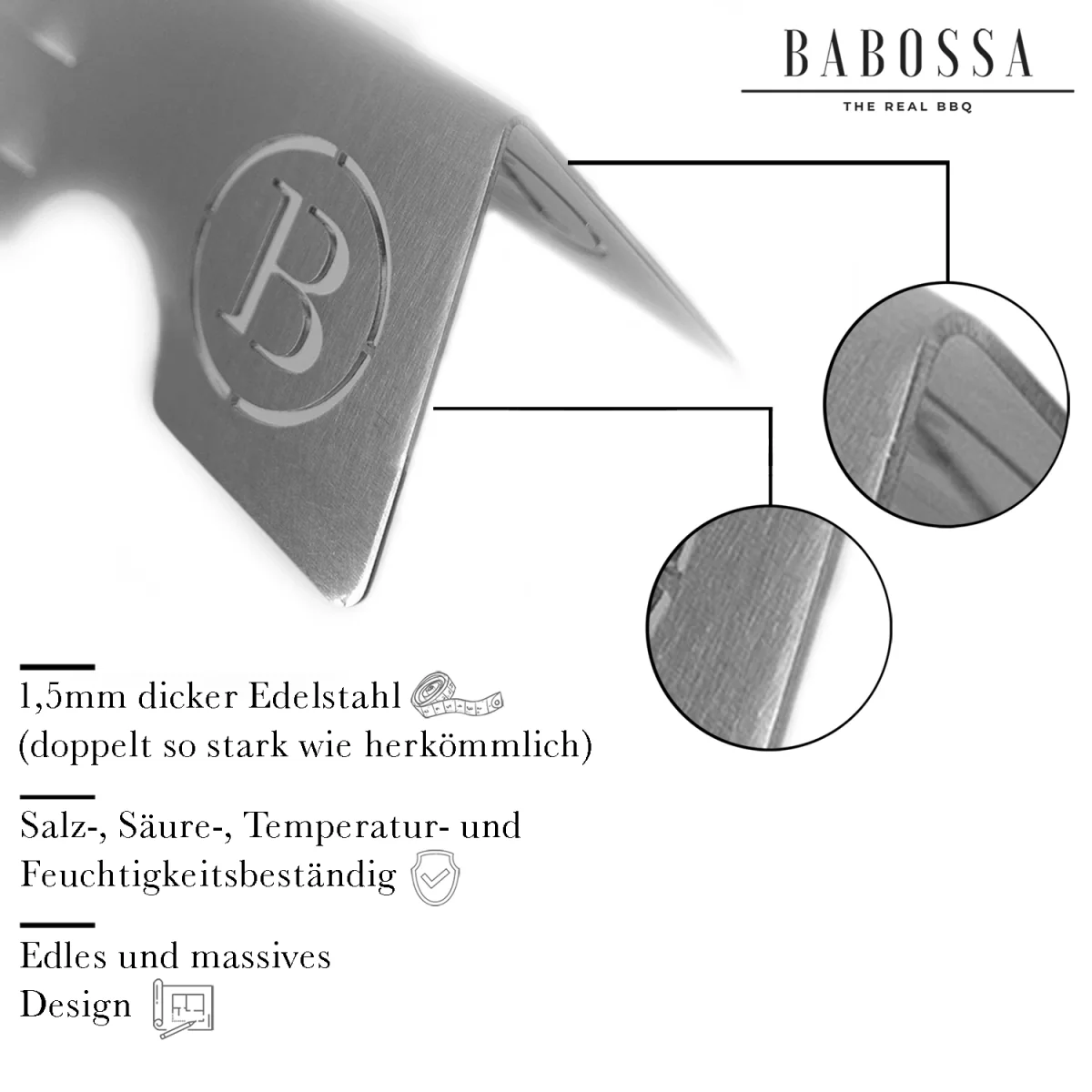 Babossa Flammschutzblech, Weber Genesis - Image 4