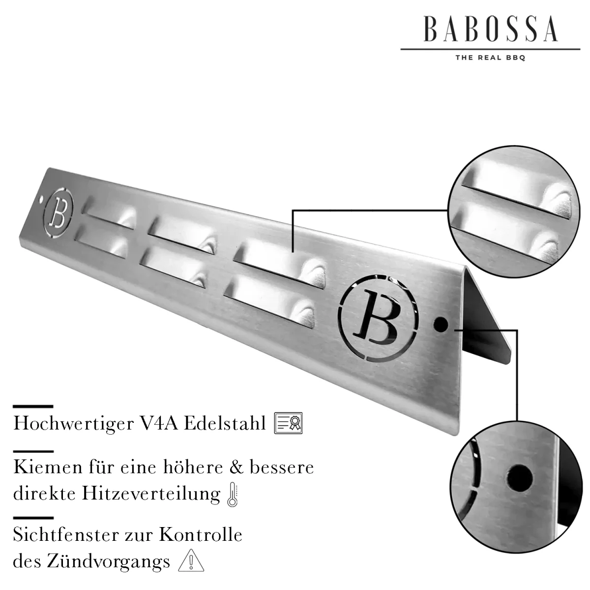 Babossa Flammschutzblech, Weber Spirit 310/320 - Image 4