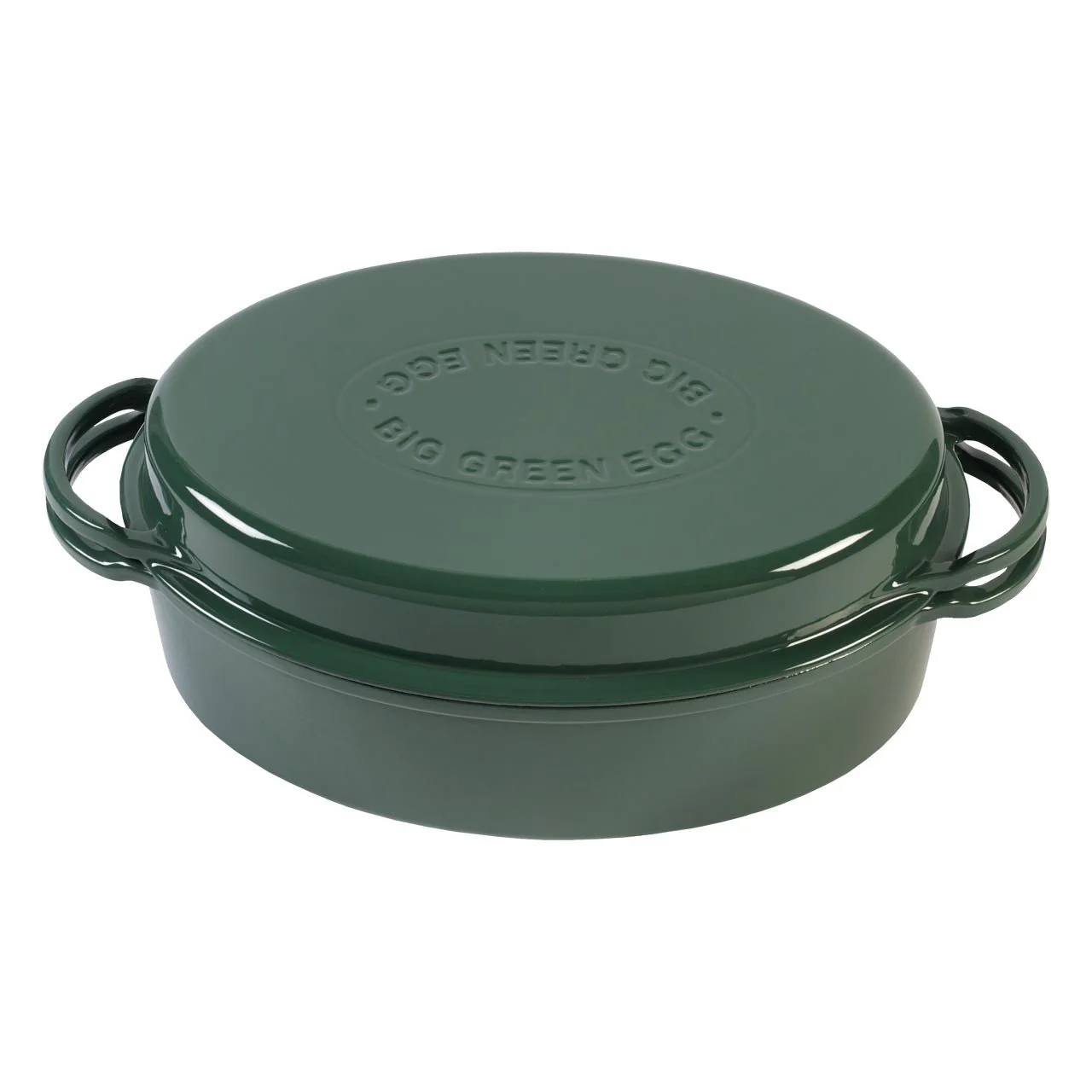 Big Green Egg Dutch Oven, Grün Oval