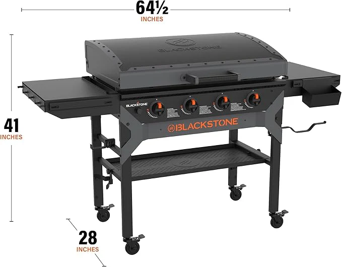 Blackstone 36″ Iron Forged Griddle mit 4 Brennern inkl. Deckel | Modell 2026 - Image 2