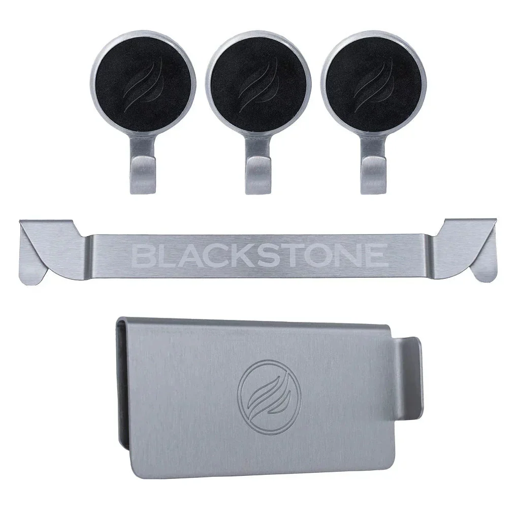 Blackstone Fettablauf-Klappe & Werkzeughalter Combo
