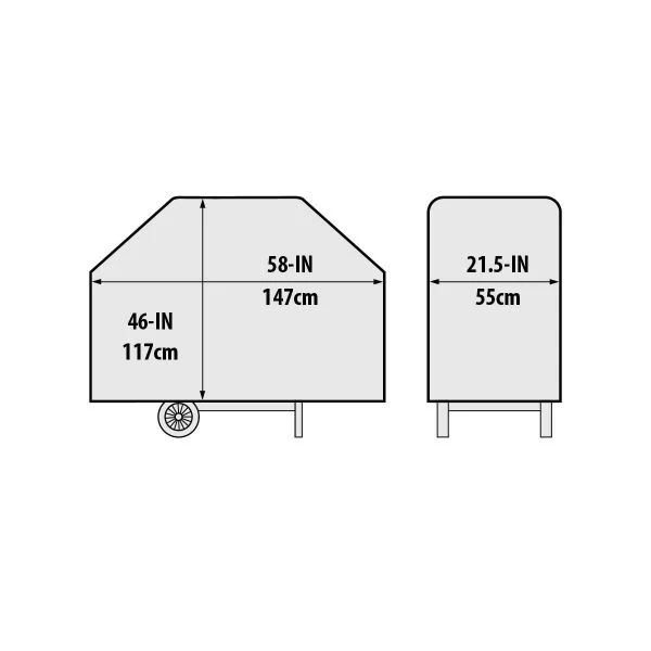 Broil King Abdeckhaube Premium, Signet, Sovereign 300er, Baron 400er, Crown 400er - Image 2