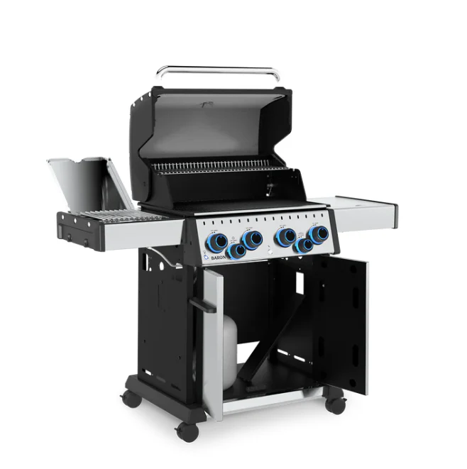 Broil King Baron S 490 IRX Gasgrill (2026) – Set inkl. Infrarot-Brenner, Abdeckhaube, Grillzange & Gussplatte - Image 3