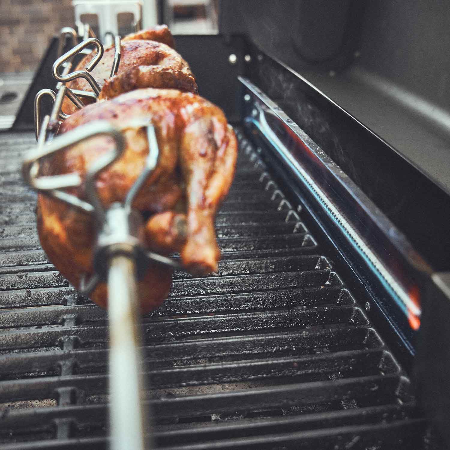 Burnhard EARL Premium-Gasgrill 3-Brenner Black Edition mit Edelstahlrost - Image 4
