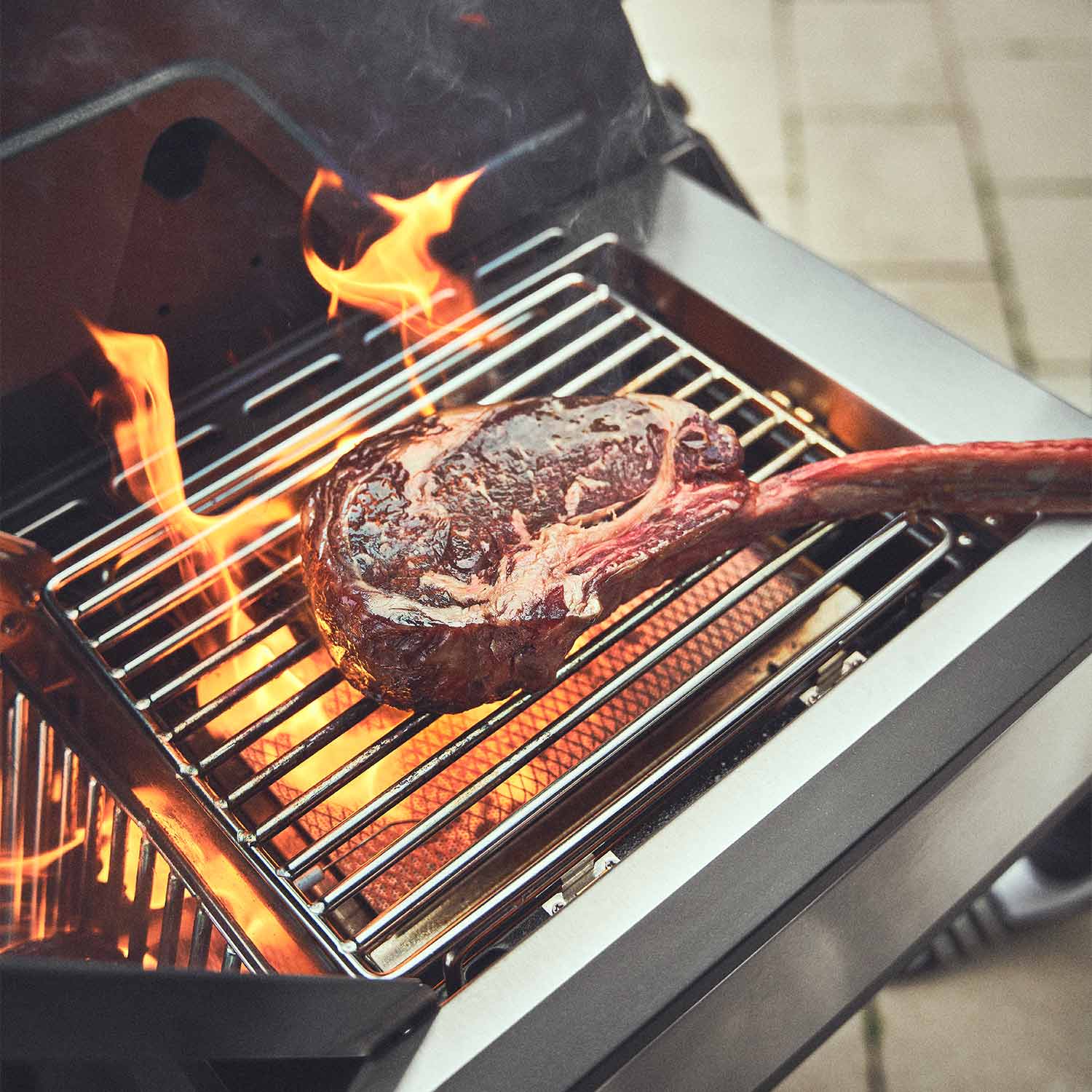 Burnhard EARL Premium-Gasgrill 3-Brenner Edelstahl mit Gusseisenrost - Image 5