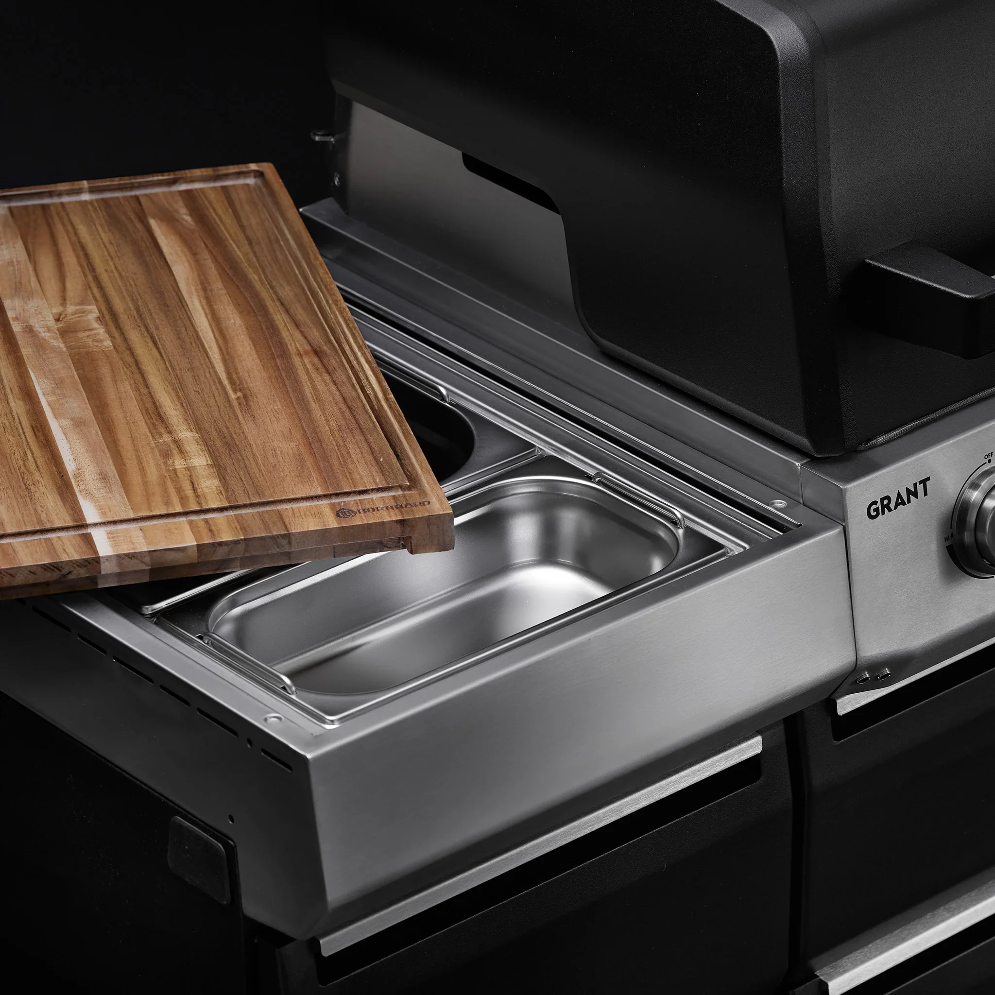 Burnhard GRANT Station - Modularer Gasgrill 4-Brenner mit Schubladen und Edelstahlrost - Image 7