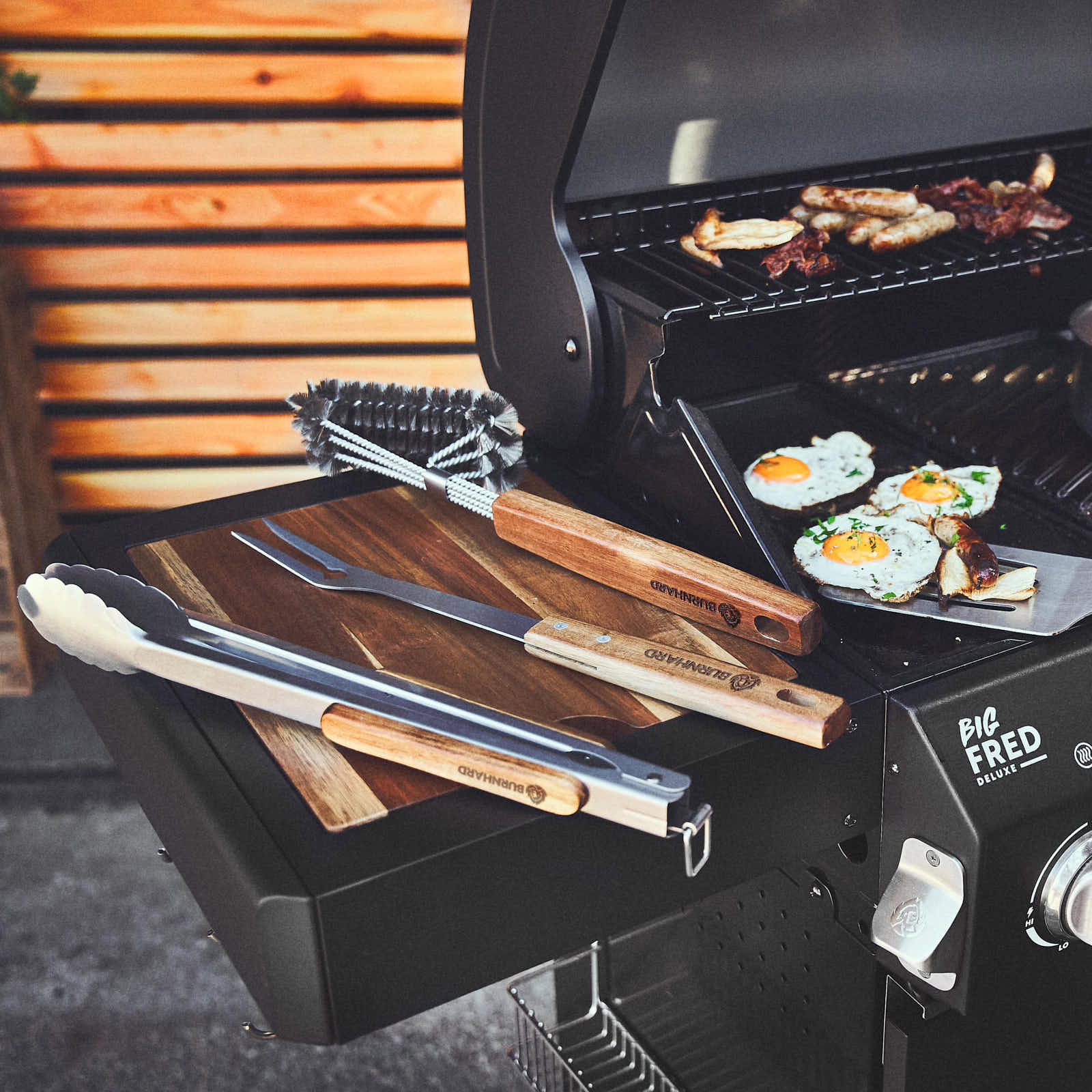 Burnhard Grillbesteck Akazienholz 4-tlg. - Image 8