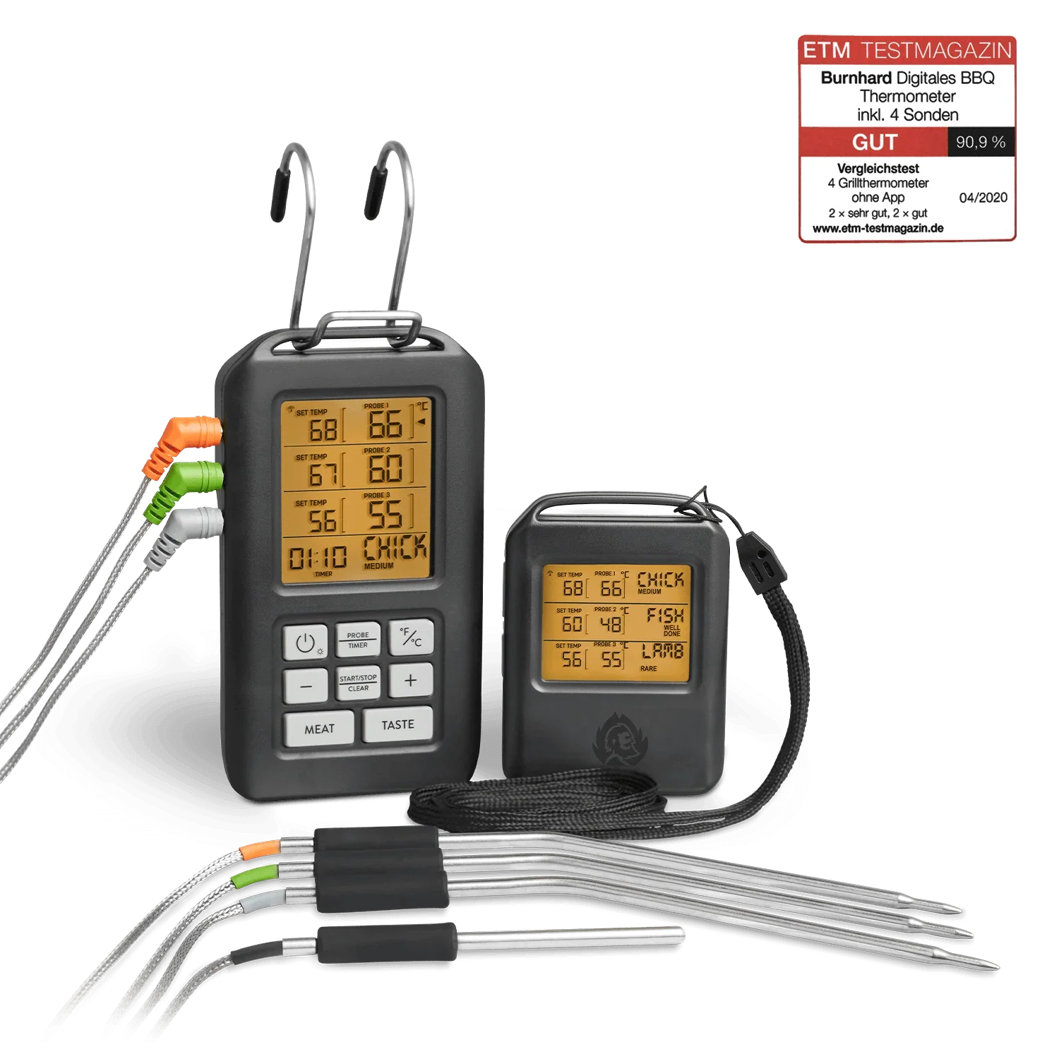 Burnhard Grillthermometer mit 4 Sonden - Image 3