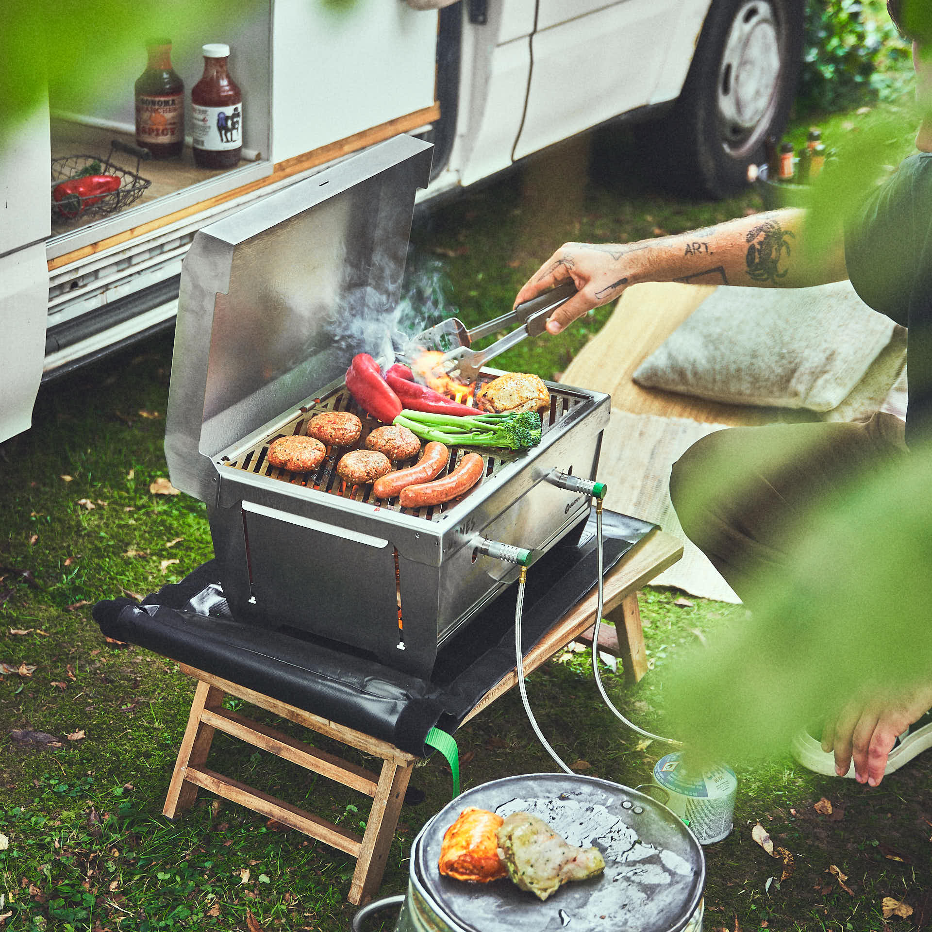 Burnhard JONES Campinggrill 2-Brenner - Image 5