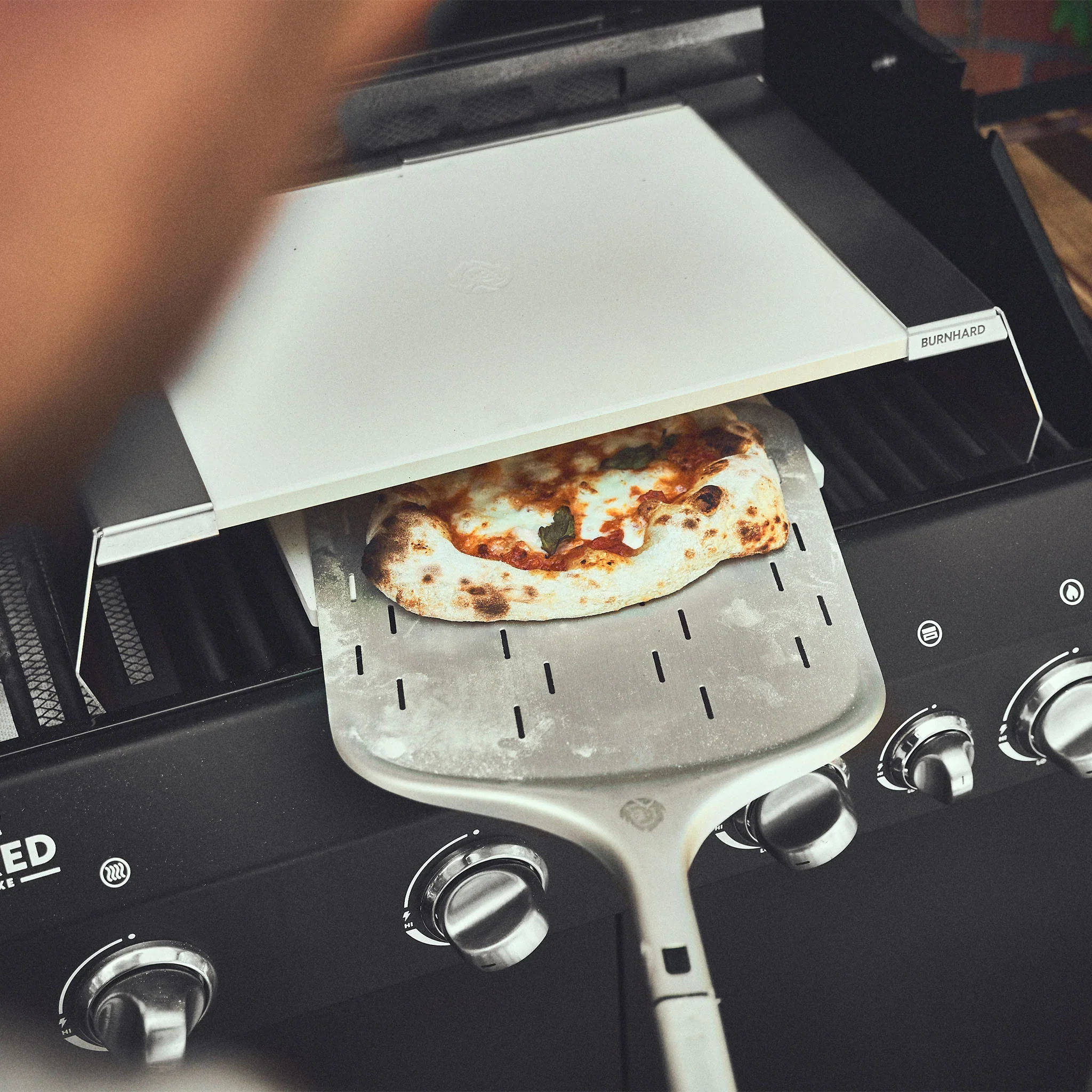Burnhard Pizzaaufsatz Starter-Set 2-tlg. (Pizzaschieber 36cm) - Image 2
