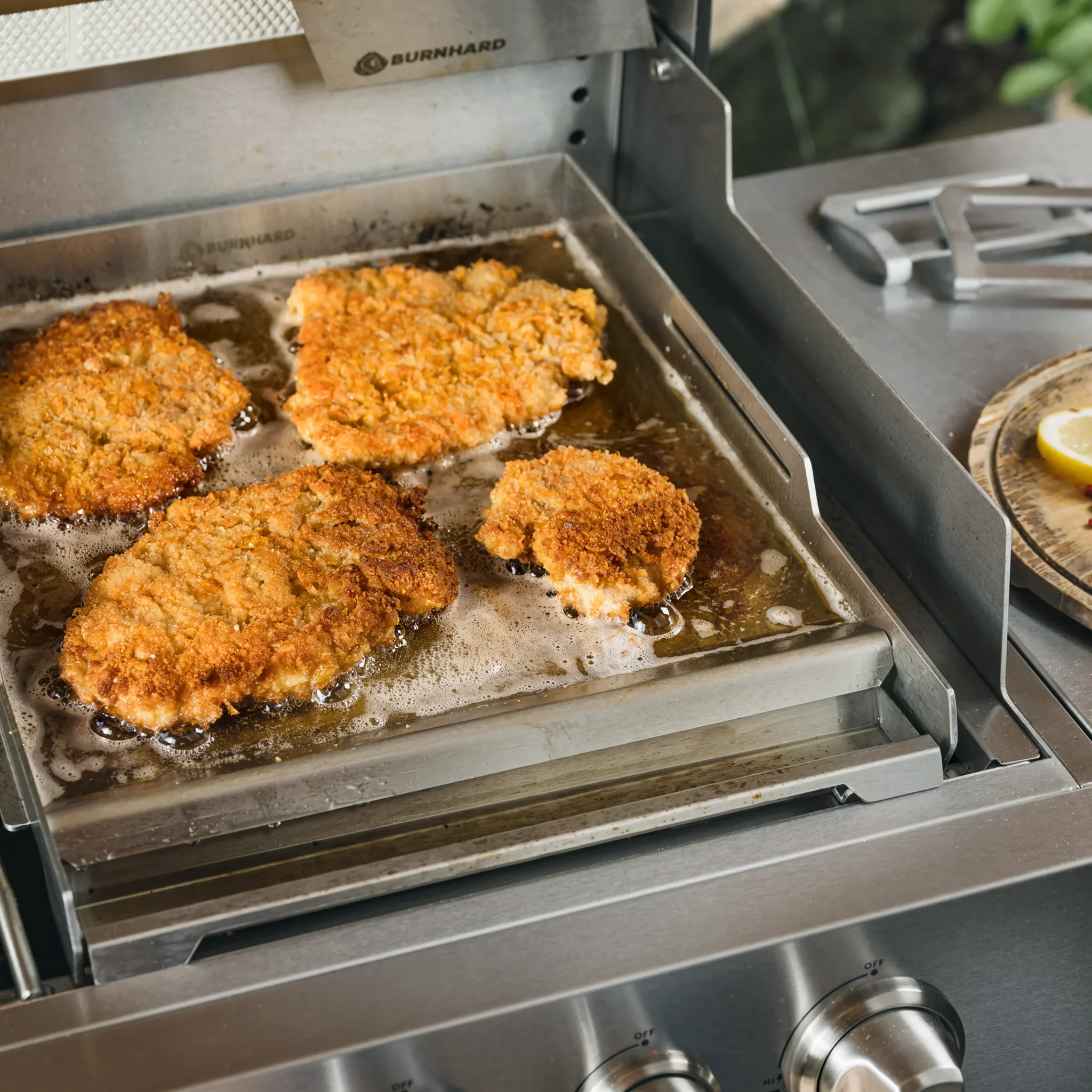 Burnhard Premium Plancha Set mit 2tlg. Grillspachtel und Grillschaber - Fred - Image 5