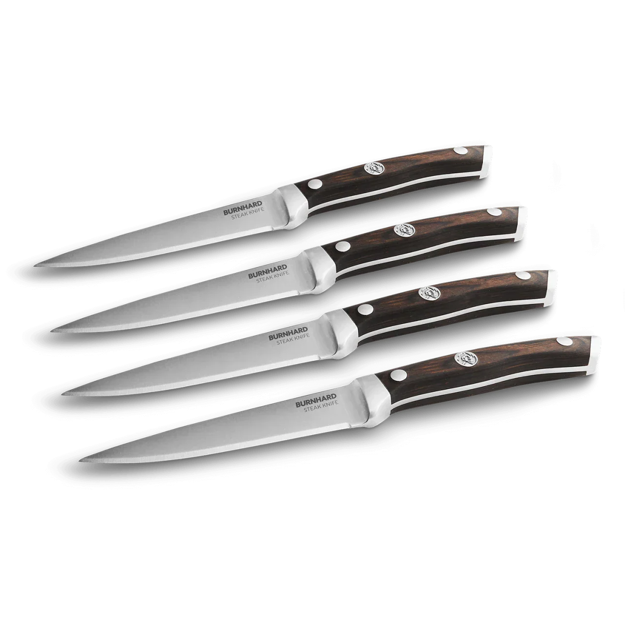 Burnhard Steakmesser-Set 4-tlg. & Einstich-Thermometer, klappbar - Image 2