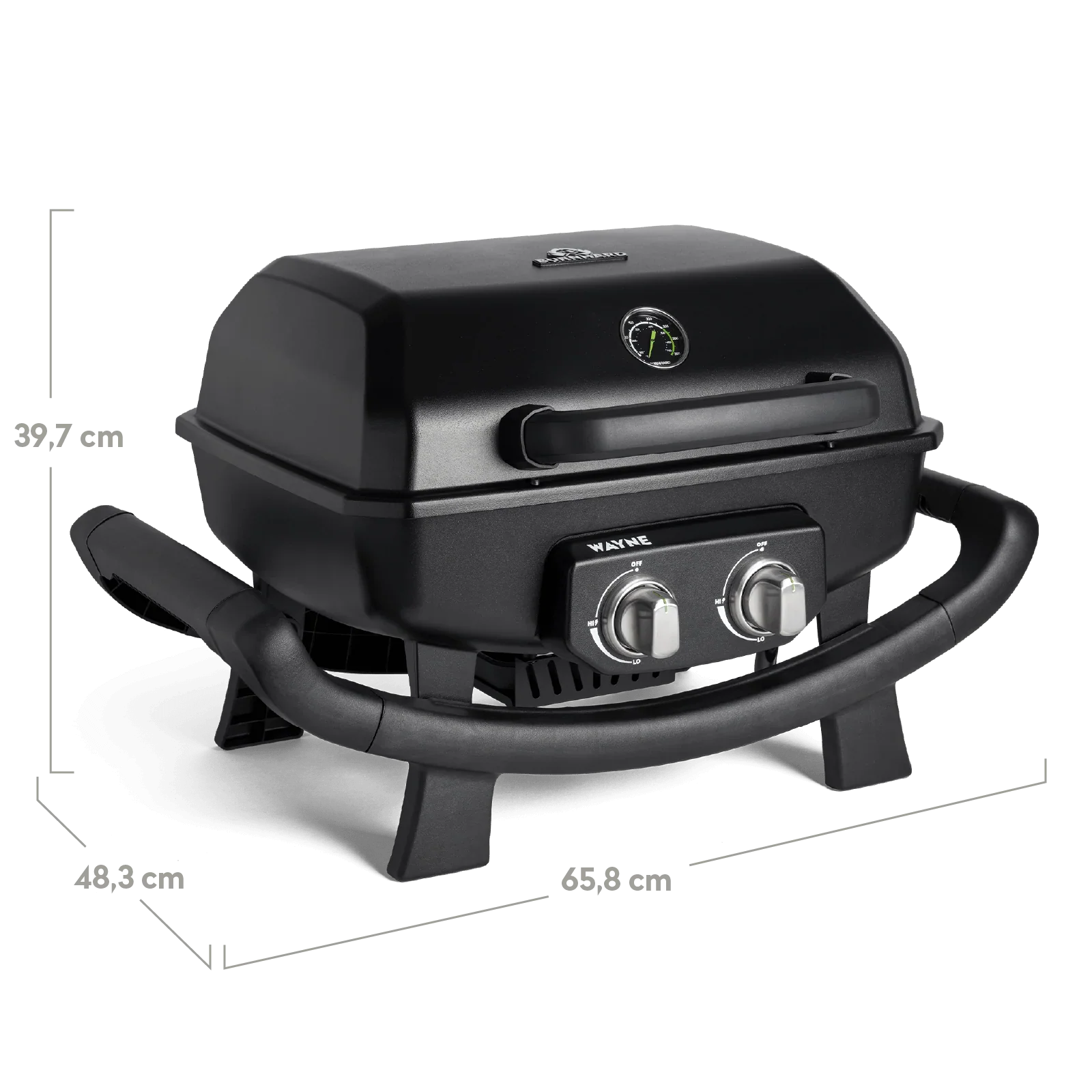 Burnhard WAYNE Balkongrill 2-Brenner - Image 3