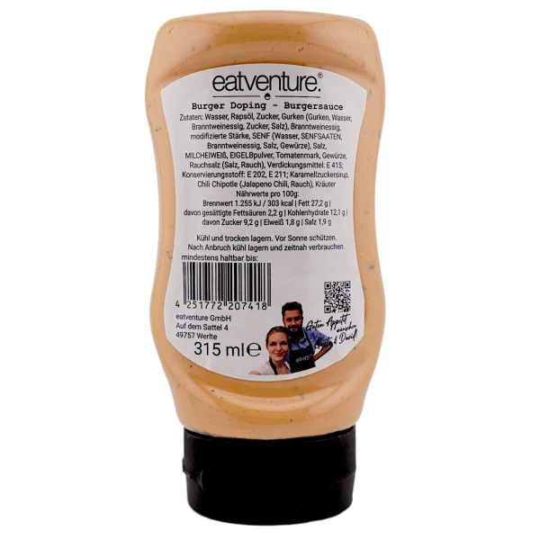 Eatventures Burger Doping, 315ml - Image 2
