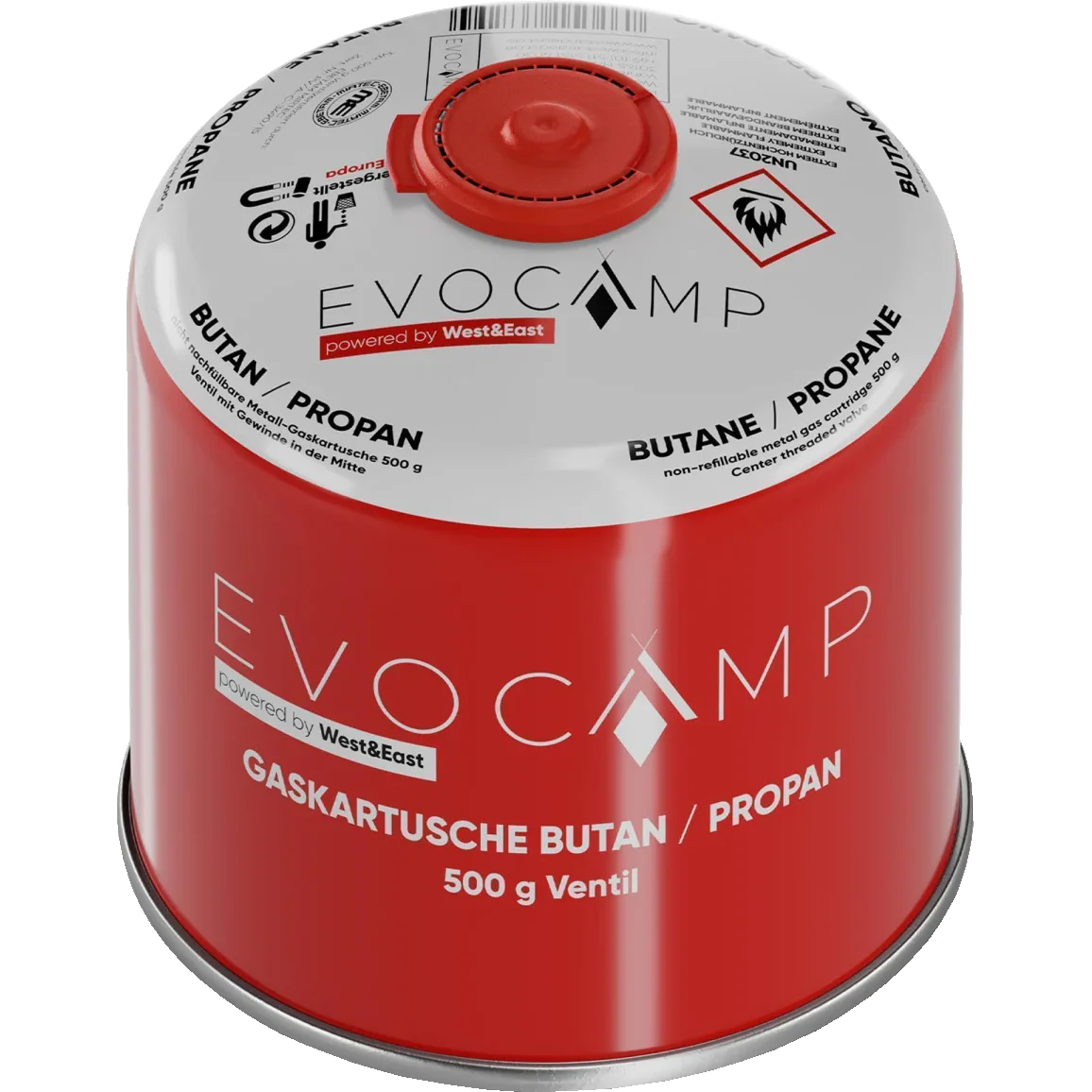 Evocamp Gaskartusche, 500g Butan/Propan