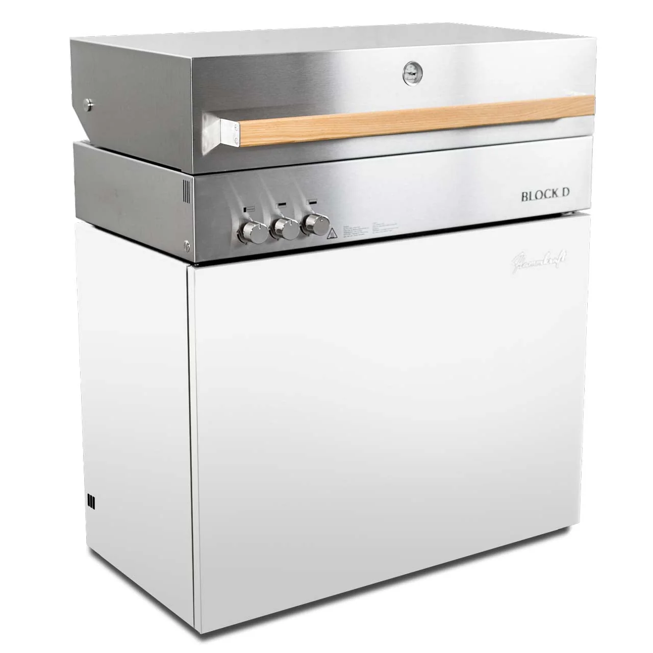 Flammkraft Gasgrill Block D Gen.5 Elfenbeinweiß - Image 2