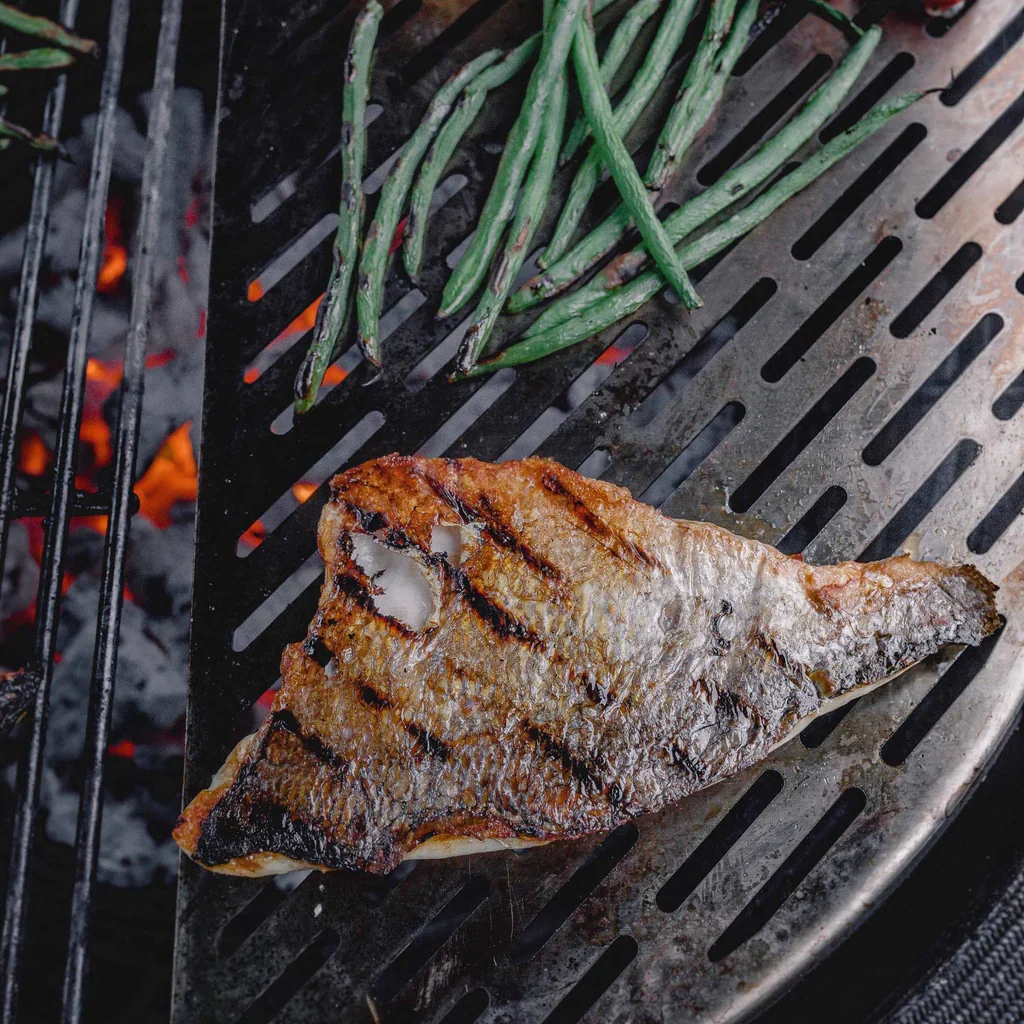 KamadoJoe Edelstahlauflage Halbrund, Classic - Image 3
