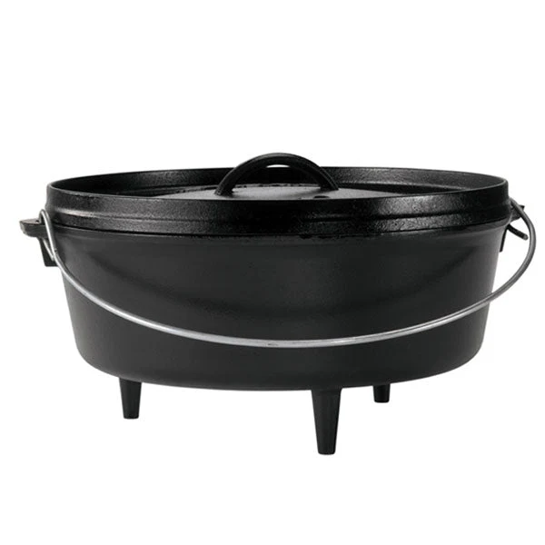 Lodge Camp Dutch Oven (flach), mit Füßen 30,5cm