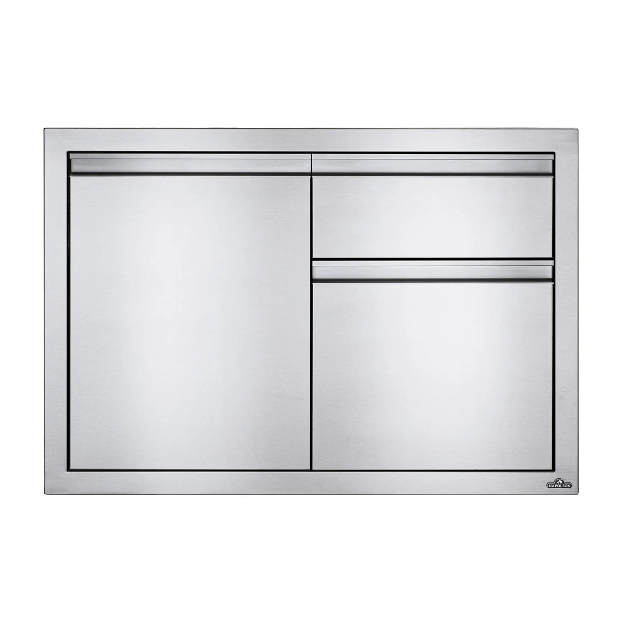 Napoleon Einbau-Schrank, inkl. Küchenrollhalter & Mülleimer (91 x 61 cm) - Image 2