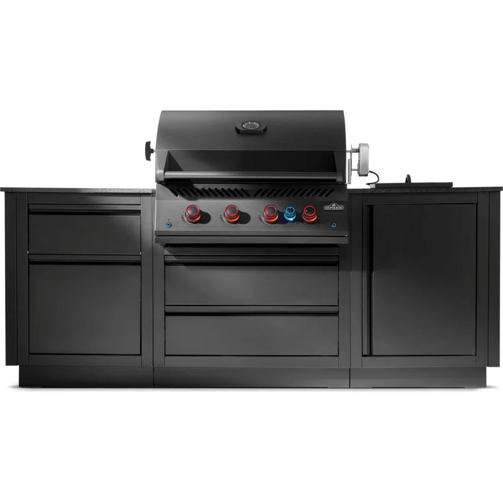 Napoleon OASIS® 106 Outdoor-Küche, 32-Zoll-Einbaugrill der 700er-Serie Mattschwarz 2026
