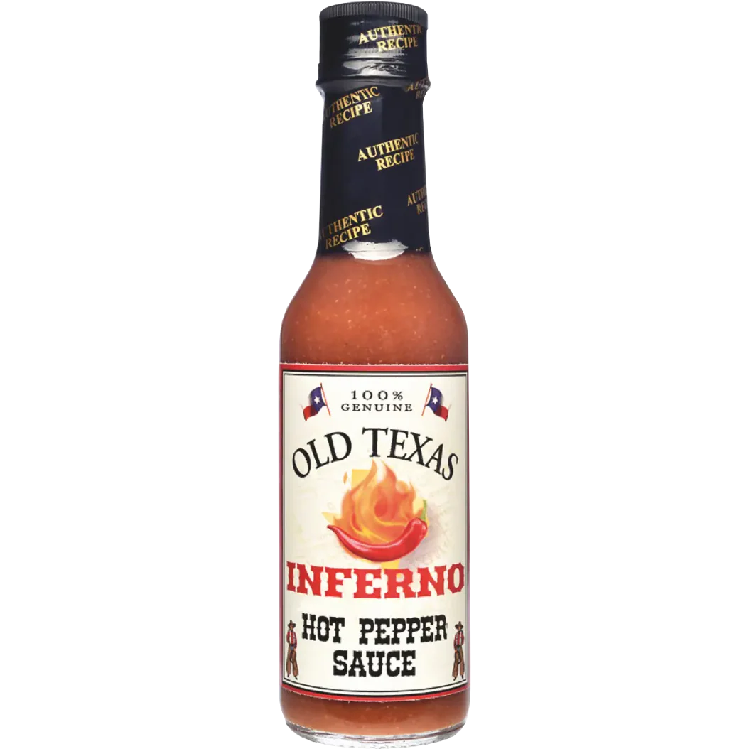 Old Texas Inferno Hot Pepper Sauce, 148ml