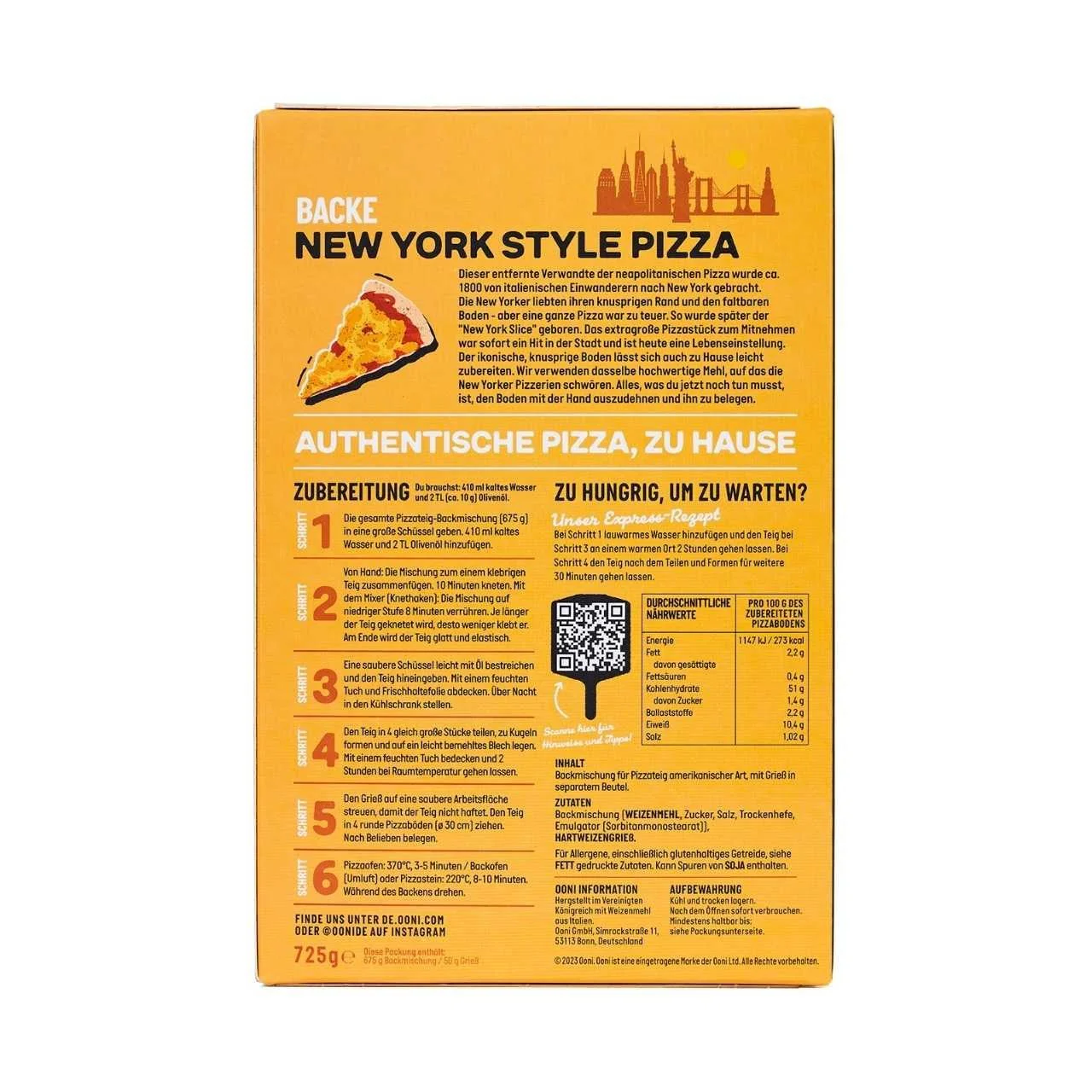 Ooni Backmischung New York Style Pizza - Image 3