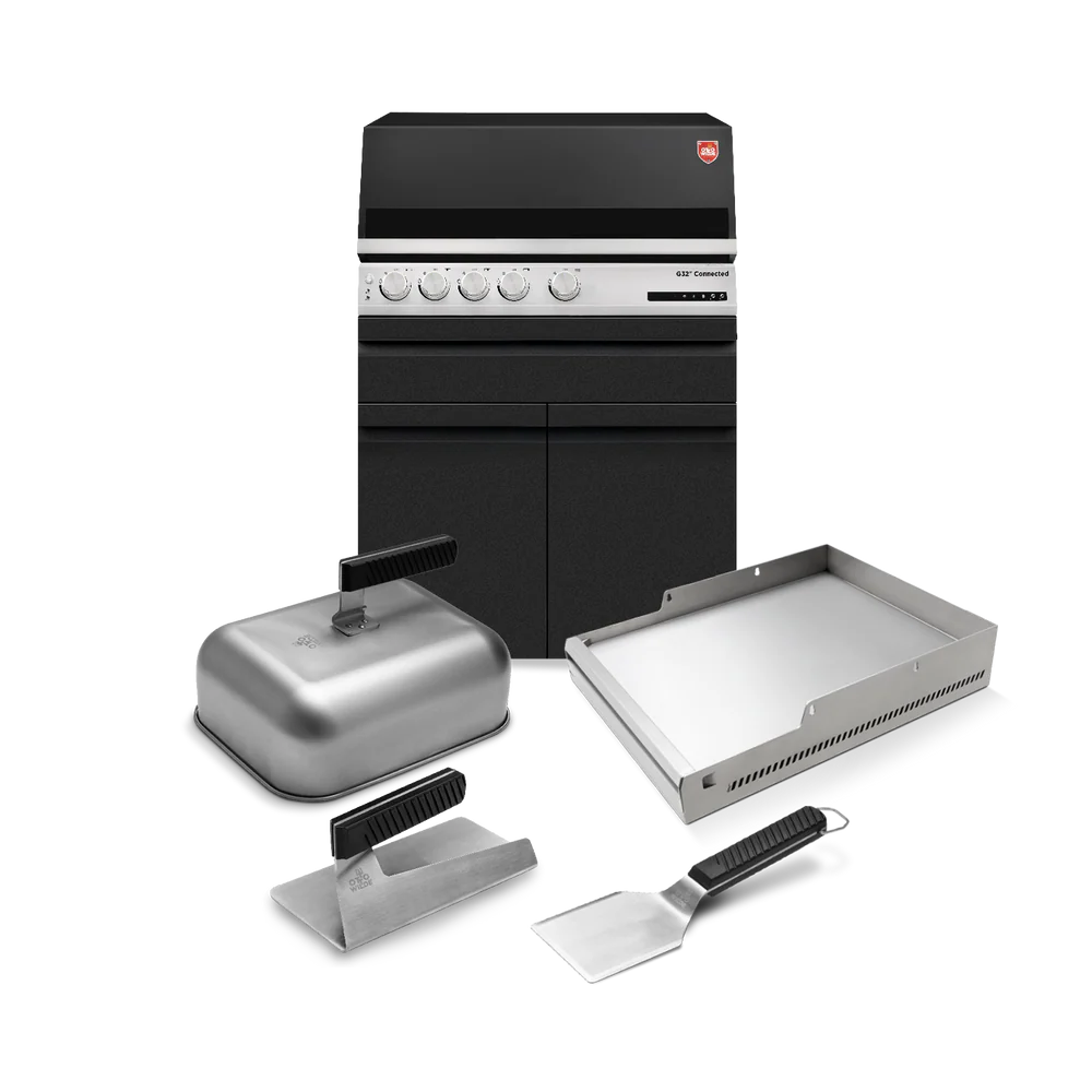 Otto Wilde „Burger Profi“-Set mit Gasgrill G32 Connected 2 Türen