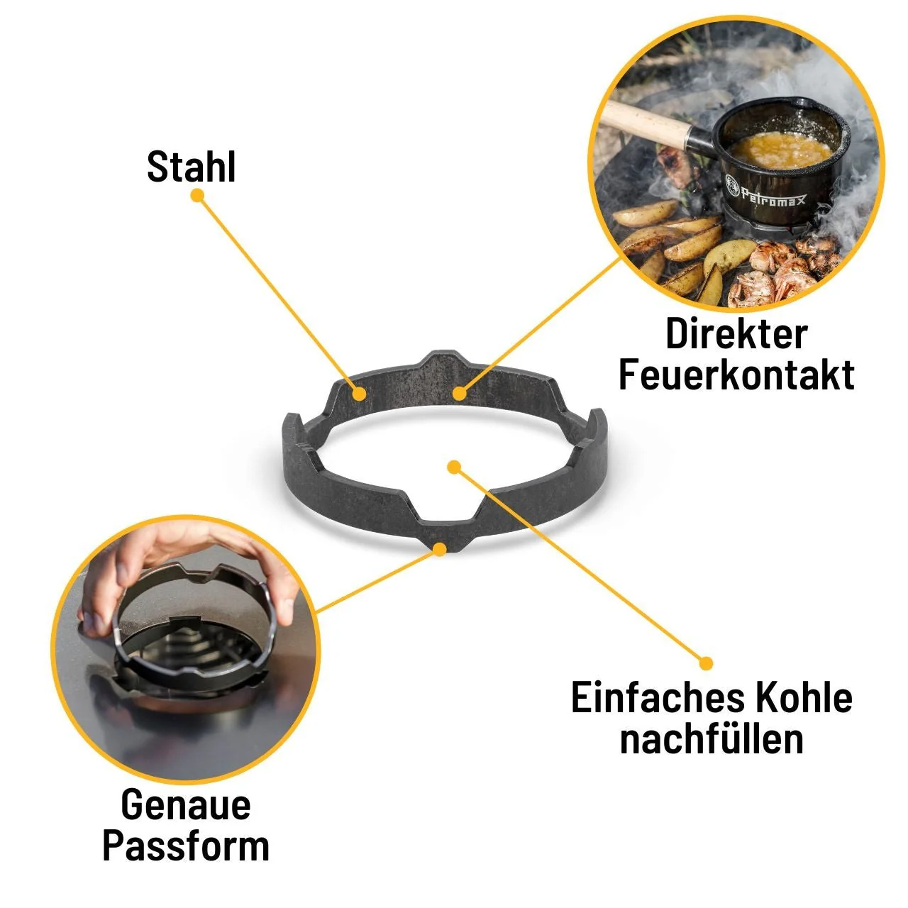 Petromax Kochaufsatz für Atago Grillplatte - Image 4