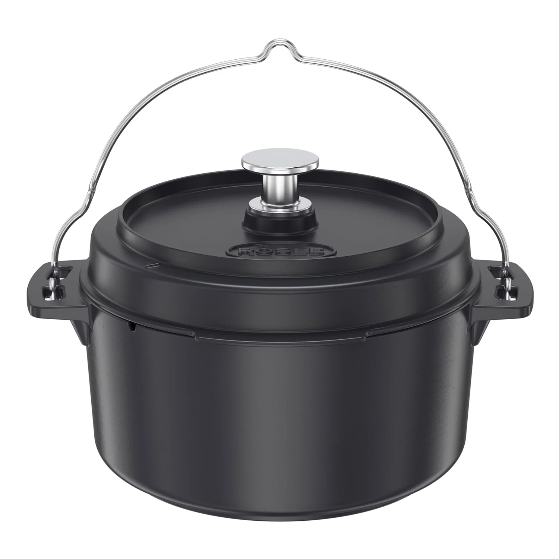 Rösle Dutchoven Ø 28cm matt schwarz emailliert