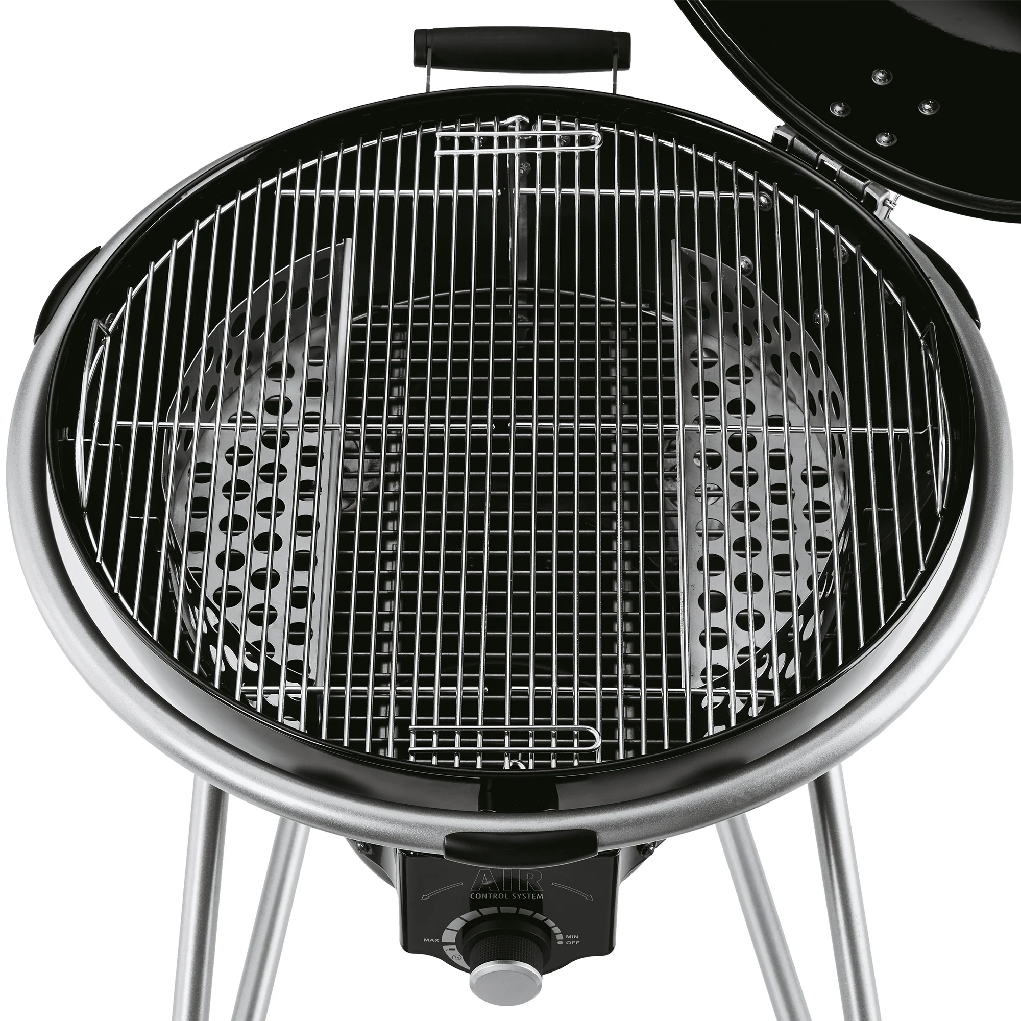 Rösle Holzkohle-Kugelgrill No.1 F60 AIR schwarz (Ø 60 cm) - Image 3