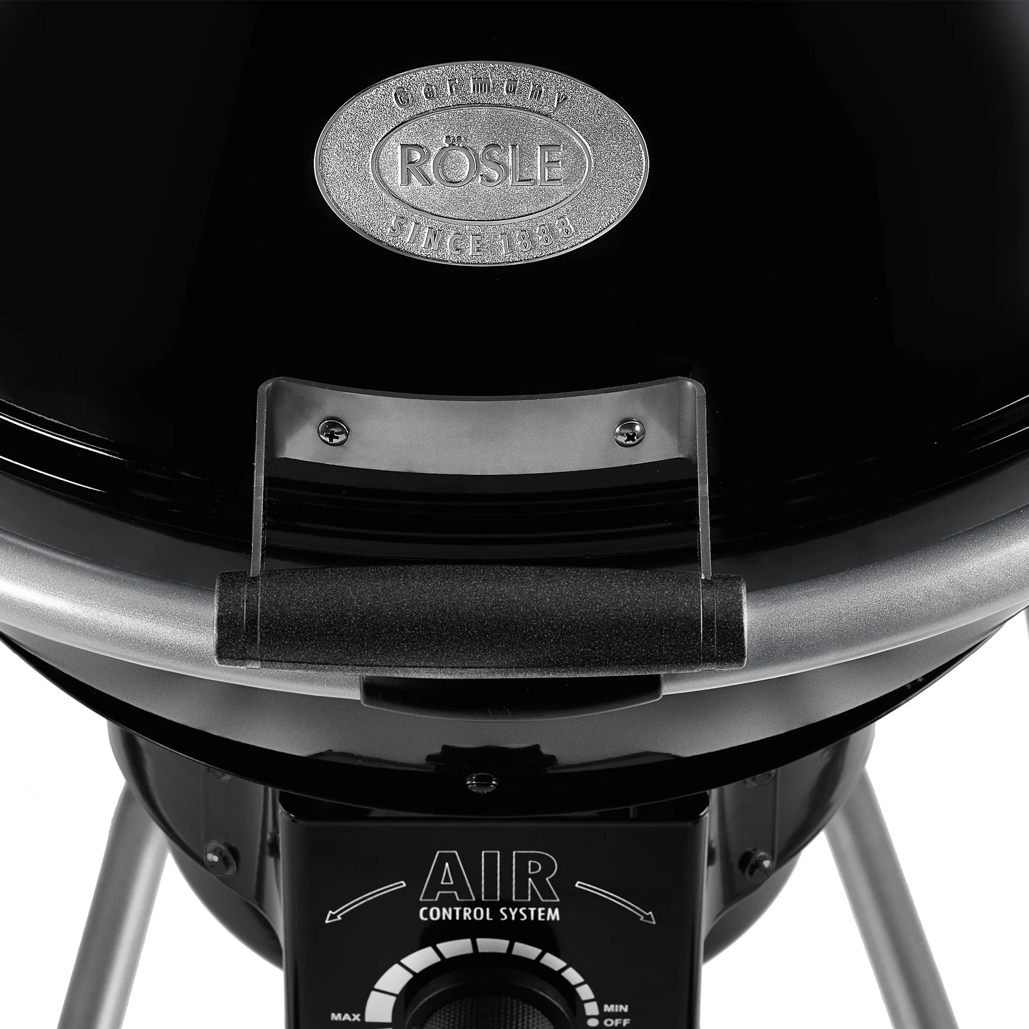 Rösle Holzkohle-Kugelgrill No.1 F60 AIR schwarz (Ø 60 cm) - Image 4