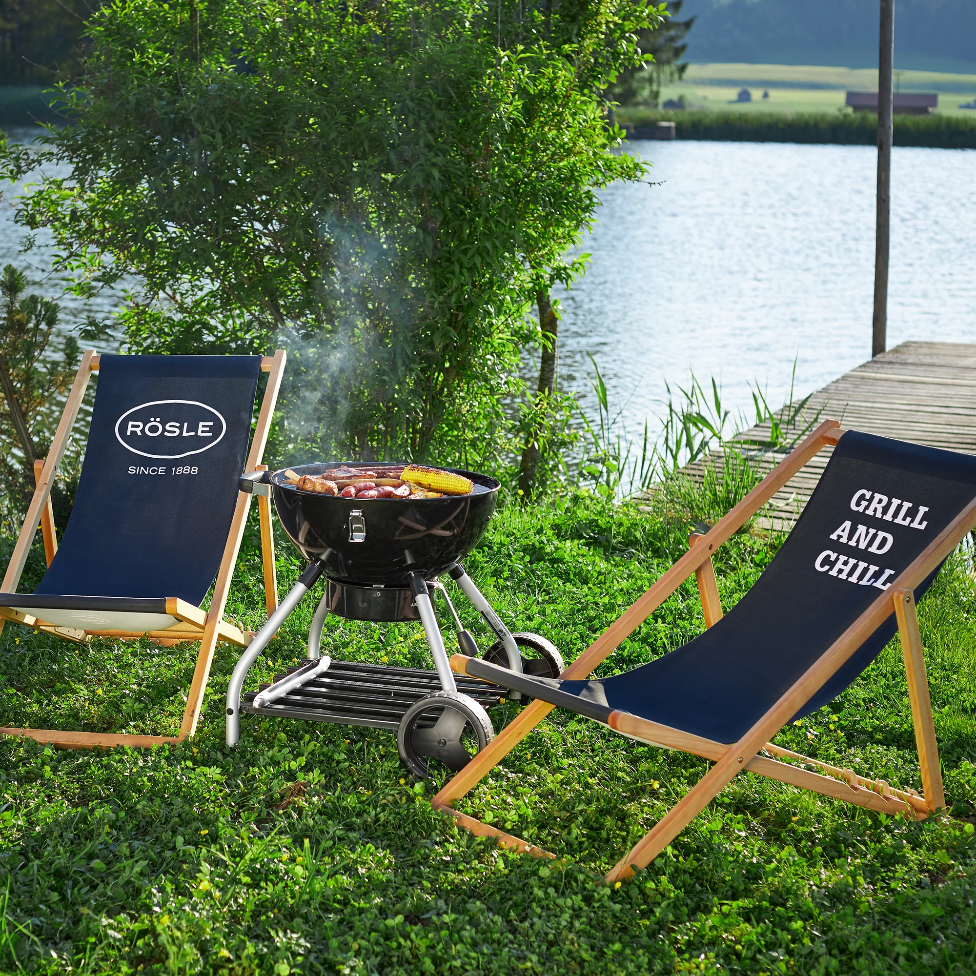 Rösle Smoker No.1 F50-S schwarz (Ø 50 cm) - Image 6